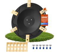 FourShow Disque de Lames + 6 Pcs de Lames compatibles avec ECOVACS Goat O500, O800, O1200, G1-800, G1-2000, G1, GX-600, Disque de Lames pour Robot Tondeuse, Disque pivotant pour Robot Tondeuse