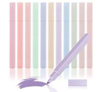 Fousenuk 12 pièces Surligneurs, Surligneur Pastel 12 Couleurs Différentes