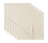 Fousenuk 6 pièces Etamine Alimentaire, étamine 50 x 50cm Mousseline Lavable | pour Cuisiner, Toile à Fromage Coton Respirable Tissu Filtrant pour Filtrer Vin, Jus, Fromage, Lait, Thé, Épices, Tofu