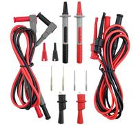 Fousenuk 8 Pcs Cable Multimetre, Cordon Multimetre, Sondes, Numérique Sonde