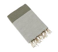 Fouta avec franges 100x200 cm Coton Rina Nénuphar