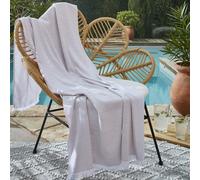 Fouta avec franges 95x180 cm Polycoton Sable