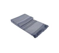 Fouta de plage paréo grise 100 x 180 cm