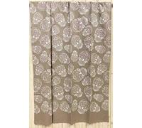 Fouta Drap de plage 100 % coton 100 x 200 cm avec franges drap de plage (taupe )