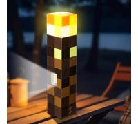 Fouvin Lampe torche murale 4 en 1 : support mural magnétique + lampe de poche + alimentation mobile + porte-clés | Veilleuse LED rechargeable par USB pour chambre d'enfant, camping, décoration, cadeau