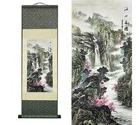FOVNOT Peinture Chinois, Decoration Murale Salon Tableau Asiatique Decoration Murale Salon Deco Orientale Tableaux, Posters et Arts Décoratifs Tenture Murale