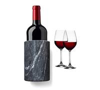 Fox Run Porte-bouteille de vin et porte-ustensiles en marbre noir