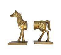 Fox Run Serre-Livres décoratifs en Forme de Cheval, 100% Fer, 11,4 x 9,5 x 22,9 cm