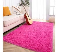 Foxmas Grand tapis pelucheux à poils longs pour salon, chambre à coucher, chambre d'enfant, chambre d'enfant, tapis pelucheux en fourrure pour garçons et filles, dortoir universitaire, décoration