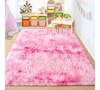 Foxmas Tapis doux et moelleux à poils longs pour chambre à coucher, chambre d'enfant, chambre d'enfant, chambre d'enfant, tapis en fourrure pour garçons et filles, dortoir, salon, décoration