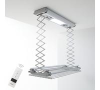 foxydry Air, Étendoir au Plafond ou Mur, Séchoir à Linge électrique à air, à Suspendre, télécommandé, sans encombrement 160x57x30 cm(150)