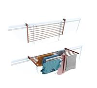 Foxydry Duo 118 - Etendoir à linge pliant Corten