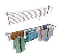 Foxydry Duo 202 - Etendoir à linge pliant Corten