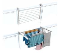 foxydry Duo, étendoir à Linge Balcon et Garde Corps, Pliable, 82 cm