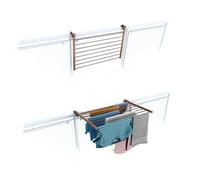 foxydry Duo, étendoir à Linge Balcon et Garde Corps, Pliable, 82 cm
