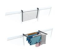 foxydry Duo, étendoir à Linge Balcon et Garde Corps, Pliable, 82 cm