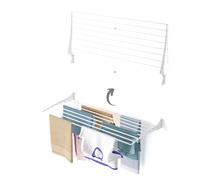 foxydry Fold, étendoir à Linge Mural, Rabattable Gain de Place, 116 cm