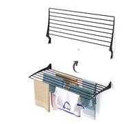 Foxydry Fold 116 Séchoir mural pliable - Noir