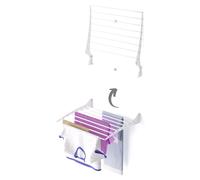 Foxydry Fold - Séchoir à linge mural pliable pour salle de bain, balcon ou terrasse
