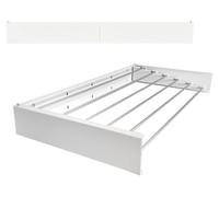 Foxydry Hide 101 cm blanc – Étendoir à linge mural rétractable, moderne et peu encombrant, pour balcon, terrasse et intérieur