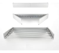 Foxydry Hide 71 cm blanc – Étendoir à linge mural rétractable, élégant et peu encombrant