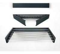 Foxydry Hide 71 cm – Étendoir à linge mural rétractable et peu encombrant, en aluminium, résistant à la corrosion