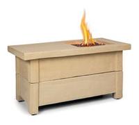 Chauffage à gaz - Blumfeldt corinth - 40.000btu/13kw - couverture brûleur en acier inoxydable - bois