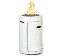 Braséro à gaz - Blumfeldt crete 13 kw gaz liquide acier inoxydable - blanc