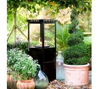 Foyer extérieur chauffant jardin Sunwood Marino - noir