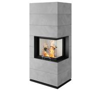 Foyer modulaire Spartherm SIM Varia 2R-55h 7 kW indépendant de l’air ambiant Modul 2/3, Beton natur