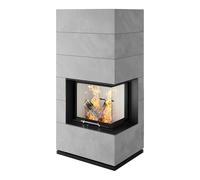 Foyer modulaire Spartherm SIM Varia 2R-55h H2O 7 kW Modul 3/3, Beton Fino