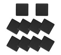 FOYTOKI 10 Pièces Cache de Profilé en Aluminium 30x30mm en Plastique Noir, Protection Précise Bords Chanfreinés Lisses pour Installation Affleurante en Usine ou Exposition