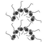 FOYTOKI 12 Pièces Ressort en Acier Argenté pour Semoir à Main Maïs Crochet Incurvé, Garantissant une Élasticité Constante Fiabilité Exceptionnelle pour Travaux en Champs Argileux