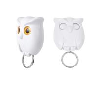 FOYTOKI 2 Pièces Crochet Magnétique Mural Hibou Créatif | Alliage, Plastique et Aimant, Style Dessin Animé, pour Dortoir, Porche et Petits Objets
