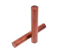 FOYTOKI 2 Pièces Tube à Parfum en Bois Marron, Simple, en Plastique | Bords Lisses, Couvercle Pratique, Solide et Facile à Transporter, Style Artistique pour Bâtonnets