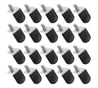 FOYTOKI 40 Pièces Support Fixation Robuste et Facile à Installer avec Manchon Caoutchouc Étagère Verre pour Bibliothèque et Étagère Angle