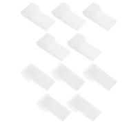 FOYTOKI 50pcs Clips de Ressort pour Réparation de Canapé en Plastique Blanc, Connecteurs Sectionnels P de Boucle Ovale, Résistants et Élégants pour Bureaux et Hôtels