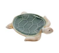 FOYTOKI Bol Tortue Déco Rangement Clés Bonbons Grand Modèle Céramique Plateau Compact pour Bureau ou Maison