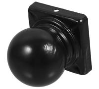 FOYTOKI Capuchons de Poteau en Métal Noir pour Tube Carré de 60 Mm Installation Rapide Protection Résistante pour Déco Jardin Exterieur Lot