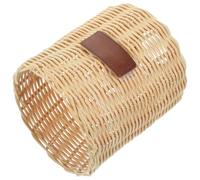 FOYTOKI Couvre-Bouteille de Gaz en Rotin pour Camping et Pique-niques, Housse Protectrice Légère de 450g Réduisant Les Chocs pour Réservoirs et Cylindres