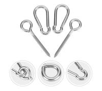 FOYTOKI Crochet de Fixation Pivotant Solution d'ancrage en Acier Inoxydable Accessoire Robuste pour Chaise Suspendue et Hamac pour Balançoire pour Usage Extérieur