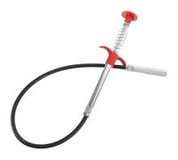 FOYTOKI Déboucheur D'évier Flexible 57 Cm Noir Pince de Préhension Souple, Outil de Ramassage pour Canalisation Bouchée, Nettoyage Pratique Cuisine, Salle de Bain