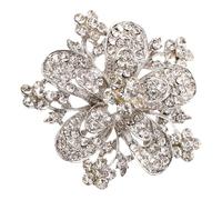 FOYTOKI Épingle à Paillettes Élégante pour Robe de Mariage Femme en Alliage Effet Décoratif et Fixation sur Vêtements, Accessoire Unique pour Cérémonie de Noël