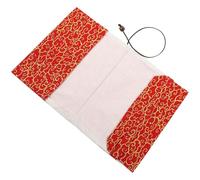 FOYTOKI Étui de Livre Fait Main en Tissu Rouge Motifs Floraux, Protège la Vie Privée, Réutilisable, Adapté pour Carnet et Cahier, pour Parc et Zone Commerciale