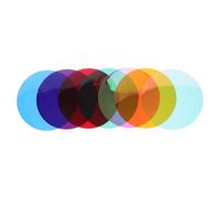 FOYTOKI Films de Couleur LED 8pcs Autocollants en Pet, filtres de Couleur de Studio pour éclairage d'ambiance dans Salon et Home