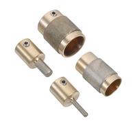 FOYTOKI Kit de Meules Diamantées 4pcs 1 3/4 1/4 1/8 Pouce en Émeri pour Projets de Polissage Détaillé sur Verre et Bouteilles Outils de Meulage
