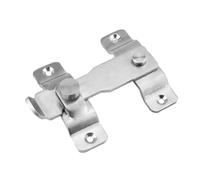 FOYTOKI Loquet de Porte Simple et Facile à Entretenir en Acier Inoxydable Argenté Verrou de Sécurité pour Porte D'entrée