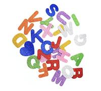 FOYTOKI Lot De 100 Autocollants Alphabet Paillettes Eva Pour Garçon Et Filles, Décoratifs Et Éducatifs, Taille Standard, Outils D’apprentissage Précoce Pour Maternelle, Activités Manuelles Créatives