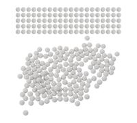 FOYTOKI Médias de Polissage de Bijoux en Céramique Blancs, Billes Rondes 1000g pour Machine de Vibrage, Nettoyage des Bijoux en Or et Métal, Restauration d’Un Éclat Uniforme