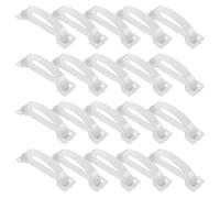 FOYTOKI Poignées de Transport Accessoires 100 Lot de 100 Sangles de Boîte Polyvalentes pour Cartons en Polyéthylène Transparentes pour Déménagement, Emballage et Coffrets Présents